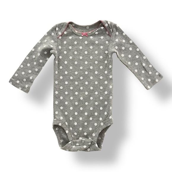Carter’s | Bundle of Patterned Long Sleeve Bodysuits (0-3 mos) - Picture 2 of 7